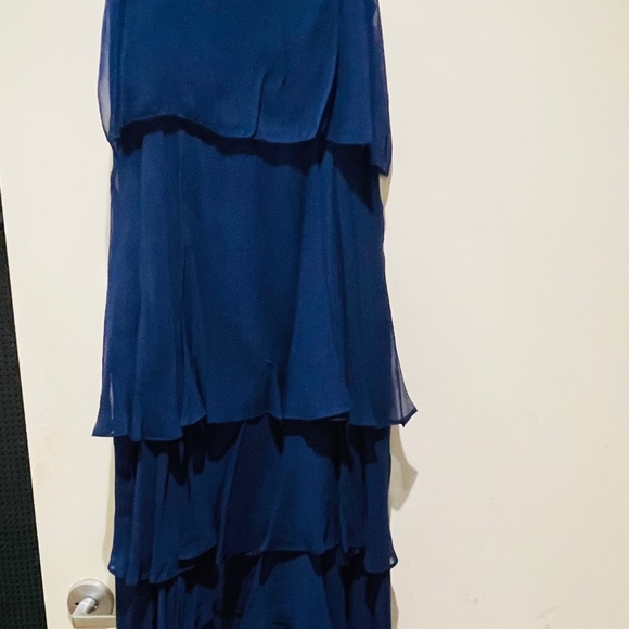 NWT Parker Black high low size 6 Cobalt / Navy dress - Picture 6 of 12